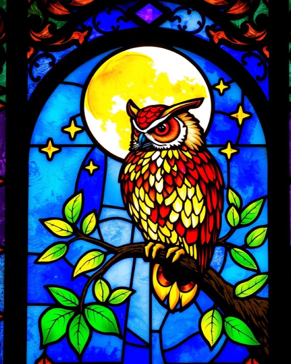 Moonlit Owl