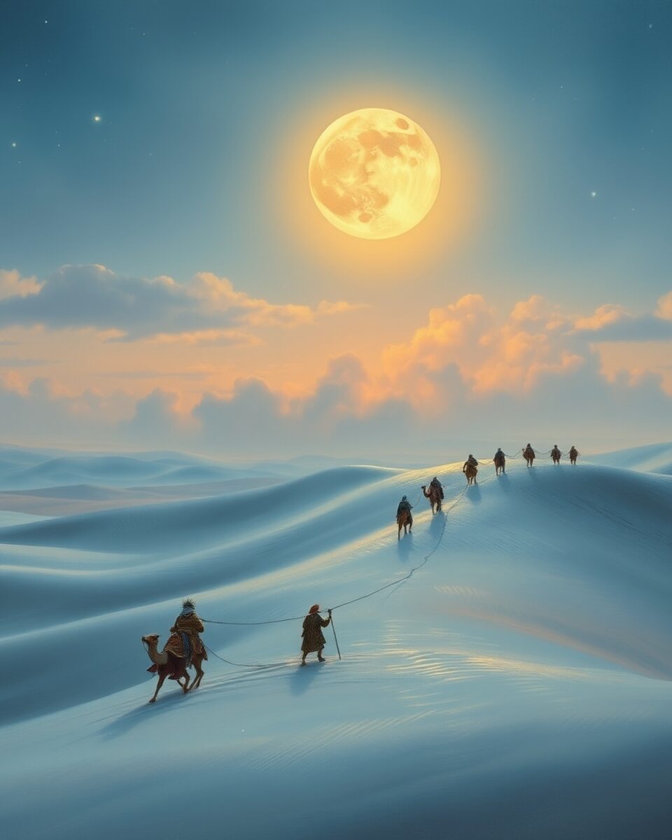 Silk Road at Dusk