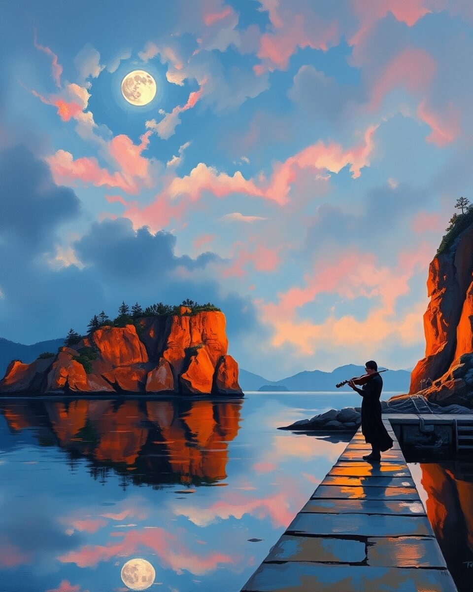 Crimson Harbor Serenade