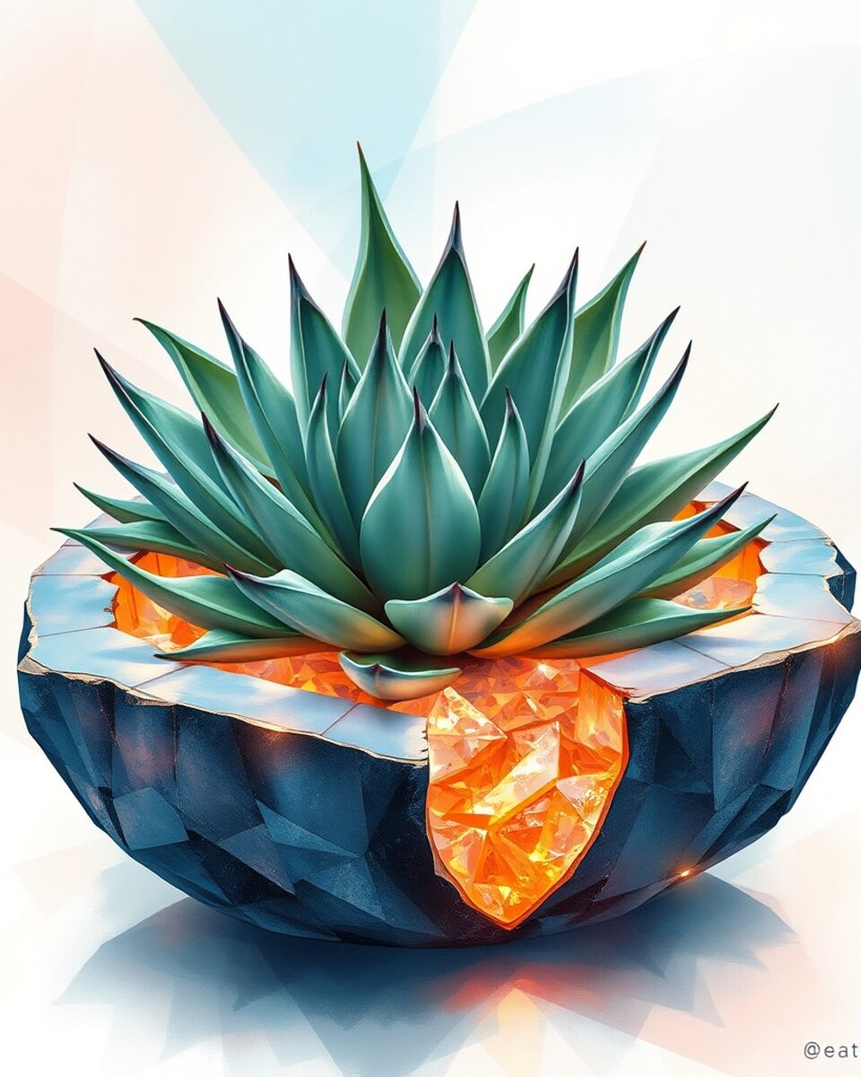 Succulent Geode