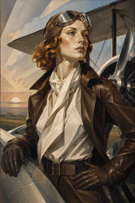 The Aviator at Dawn