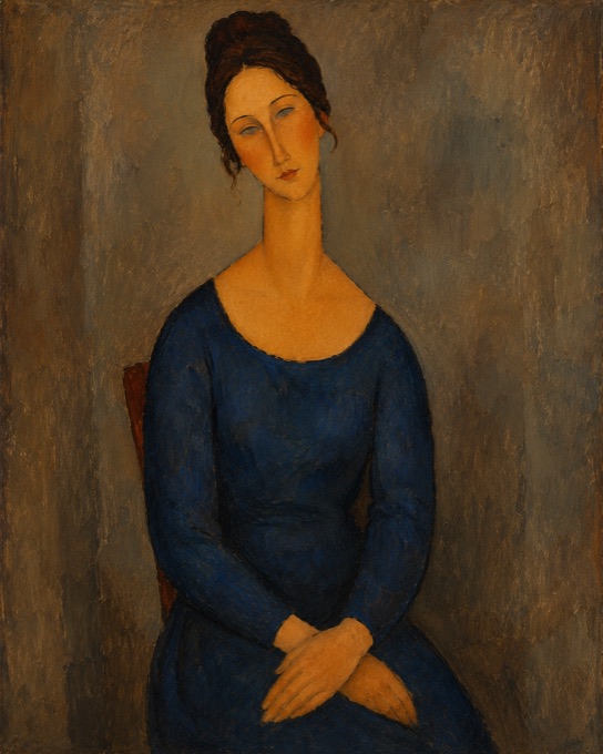 Woman in Blue