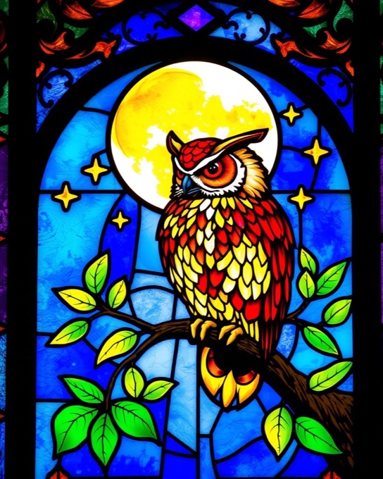 Moonlit Owl