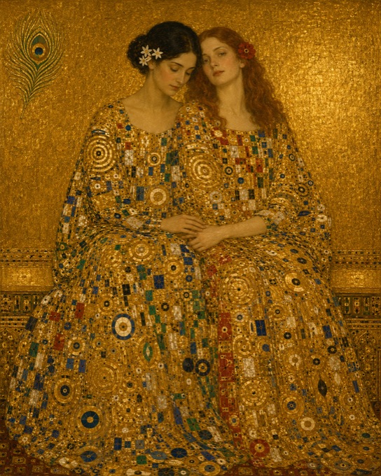 Two Sisters in Gold