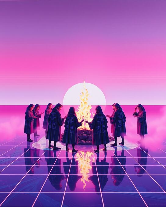 Neon Tribal Ritual