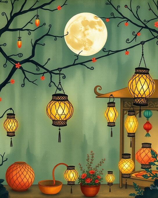 Lanterns of the Night Bazaar