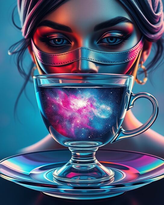 Nebula in Porcelain