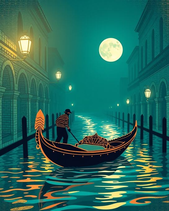Midnight Serenade on the Grand Canal