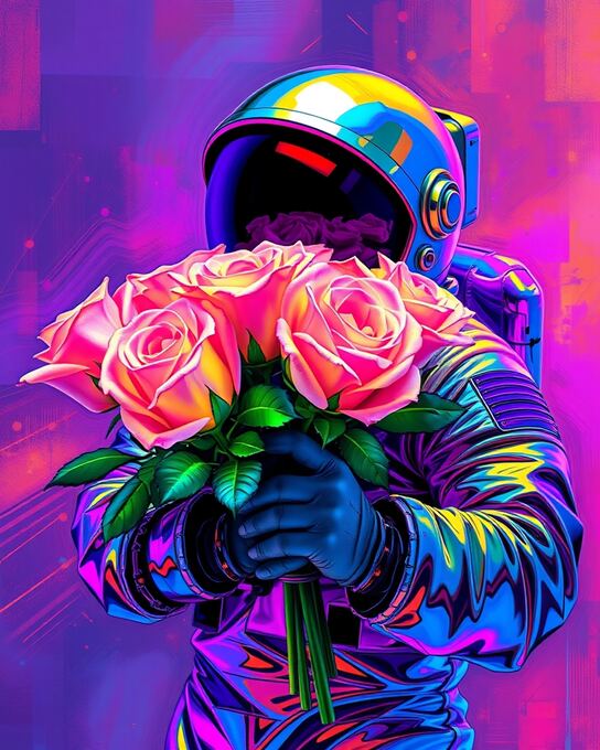 Cosmic Bougainvillea