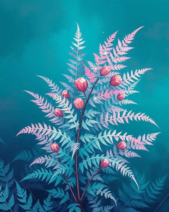 Luminous Fern Veil