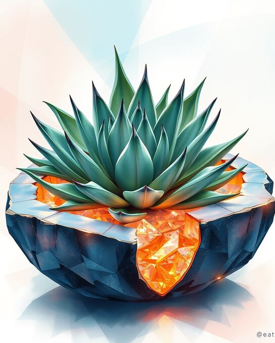 Succulent Geode