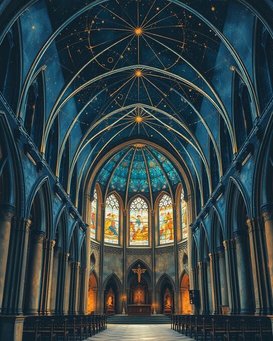 Dawn’s Cathedral of Celestial Maps
