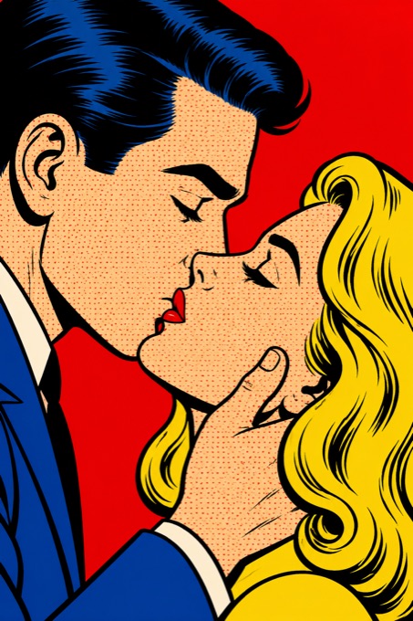 The Comic Kiss