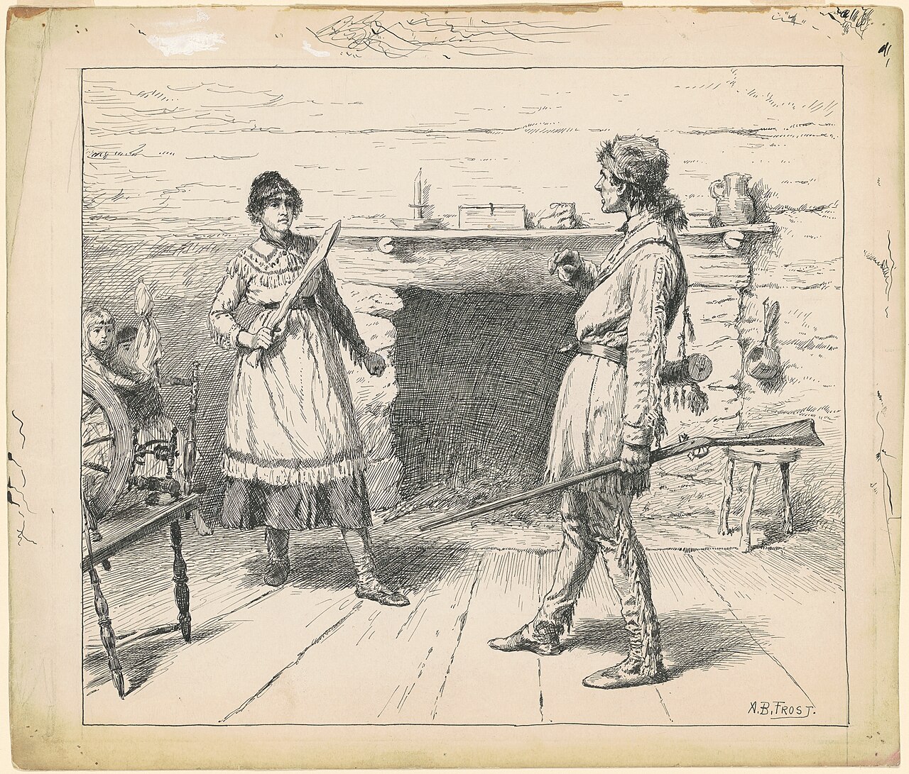 Ai Telled Him to Stan Off by A. B. Frost