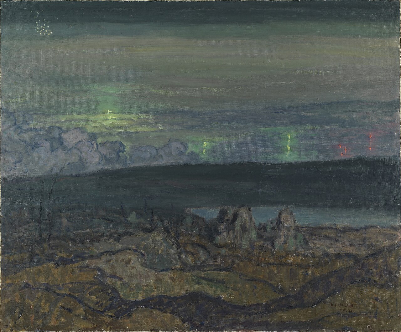 Gas Attack, Lievin by A. Y. Jackson