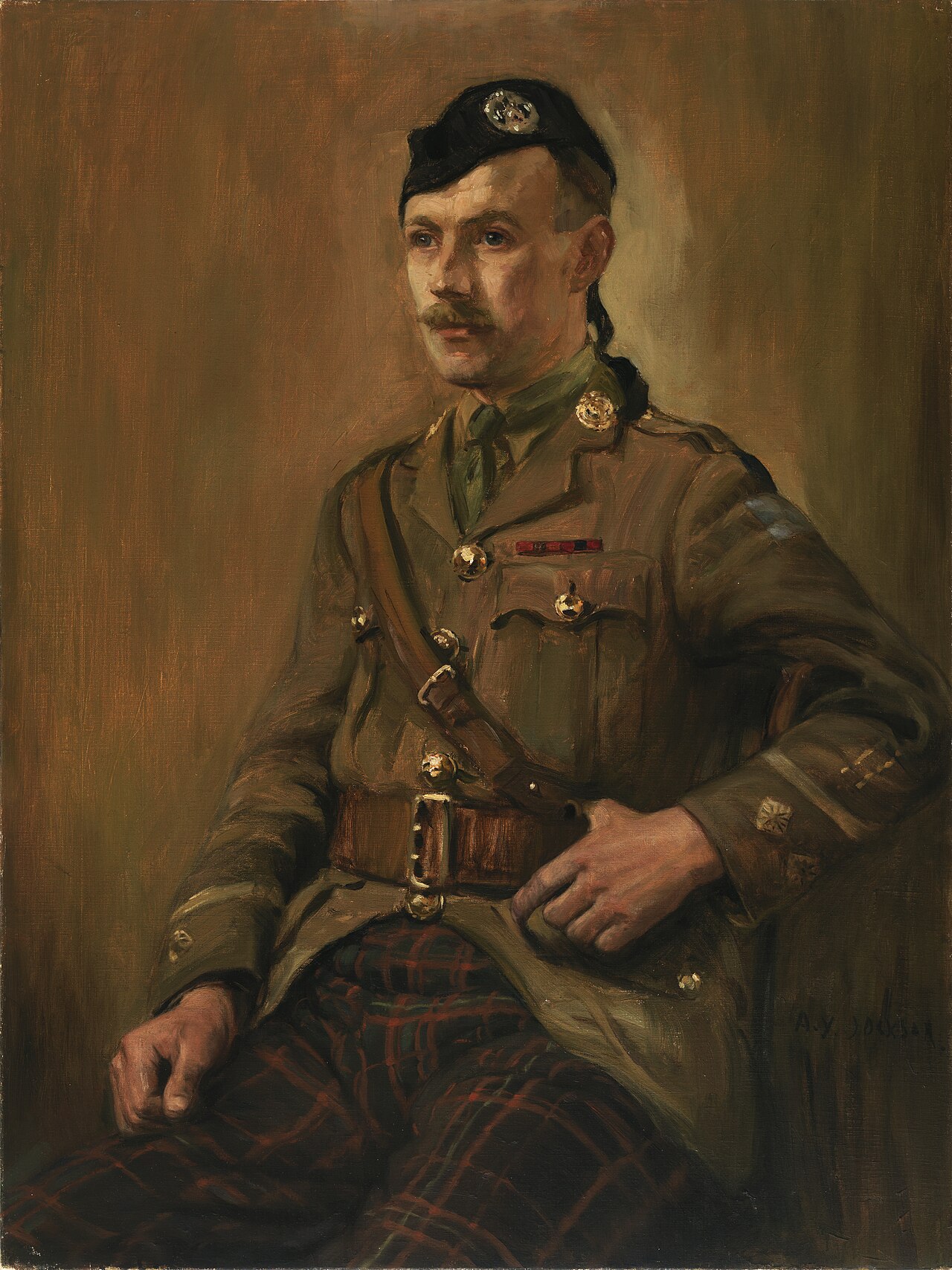 Portrait of Lieutenant Robert Shankland by A. Y. Jackson