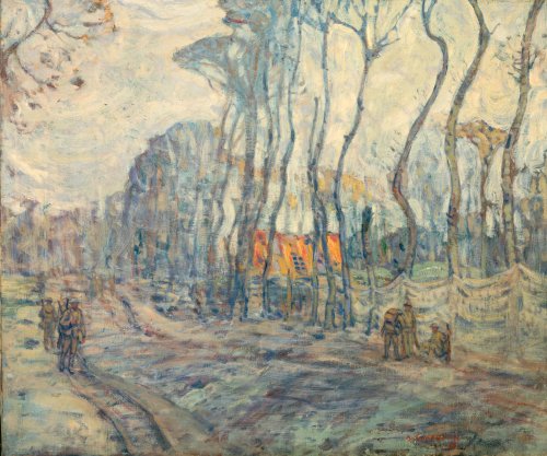The Kemmel-Vierstraat Road by A. Y. Jackson