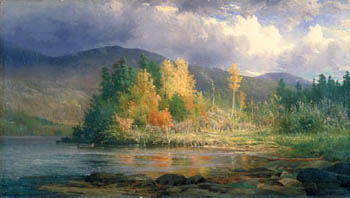 The Coming Storm, Lake Memphremagog by Aaron Allan Edson