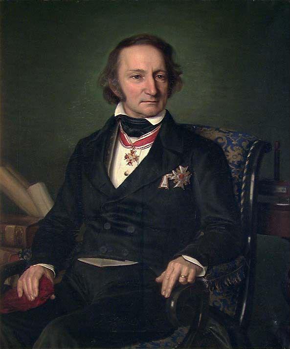Portrait of Professor Christopher Hansteen by Aasta Hansteen