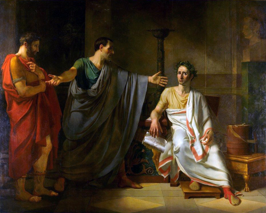 La clémence de César by Abel de Pujol