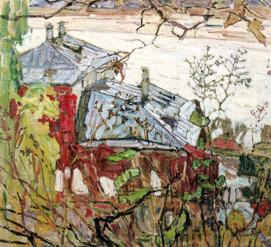 Dnieper by Kiev by Abraham A. Manievich