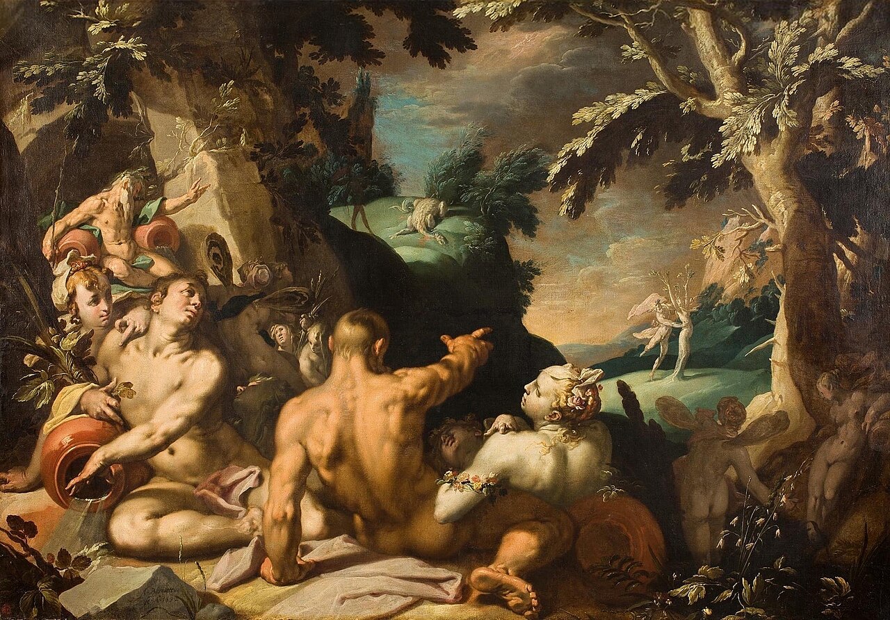 Apollo and Daphne by Abraham Bloemaert