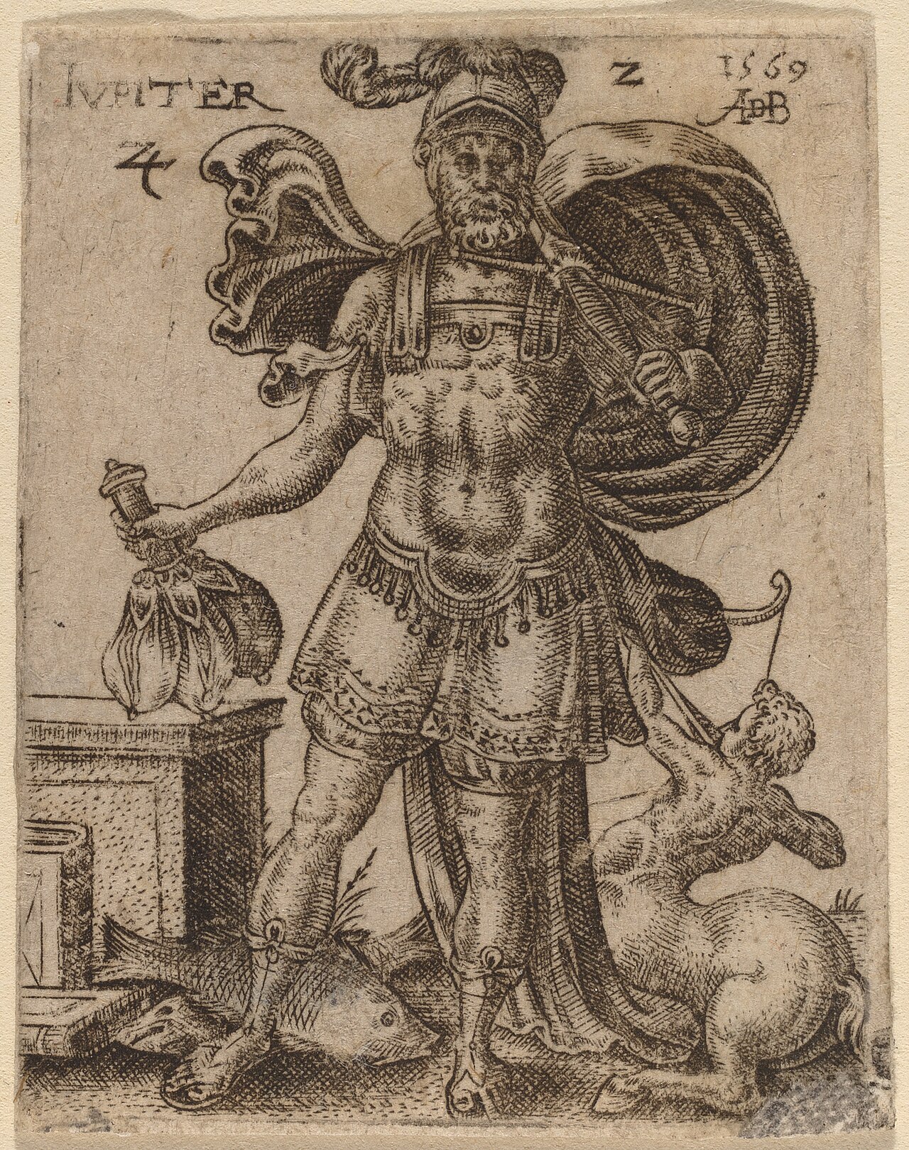 Jupiter by Abraham de Bruyn