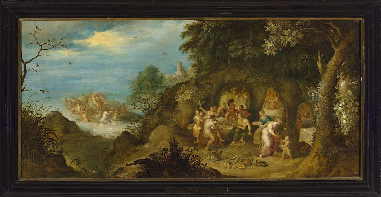 The Feast of Gods. by Abraham Govaerts