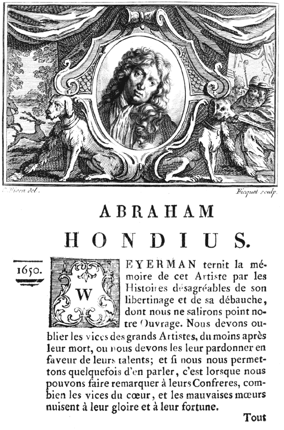 Portrait of Abraham Hondius