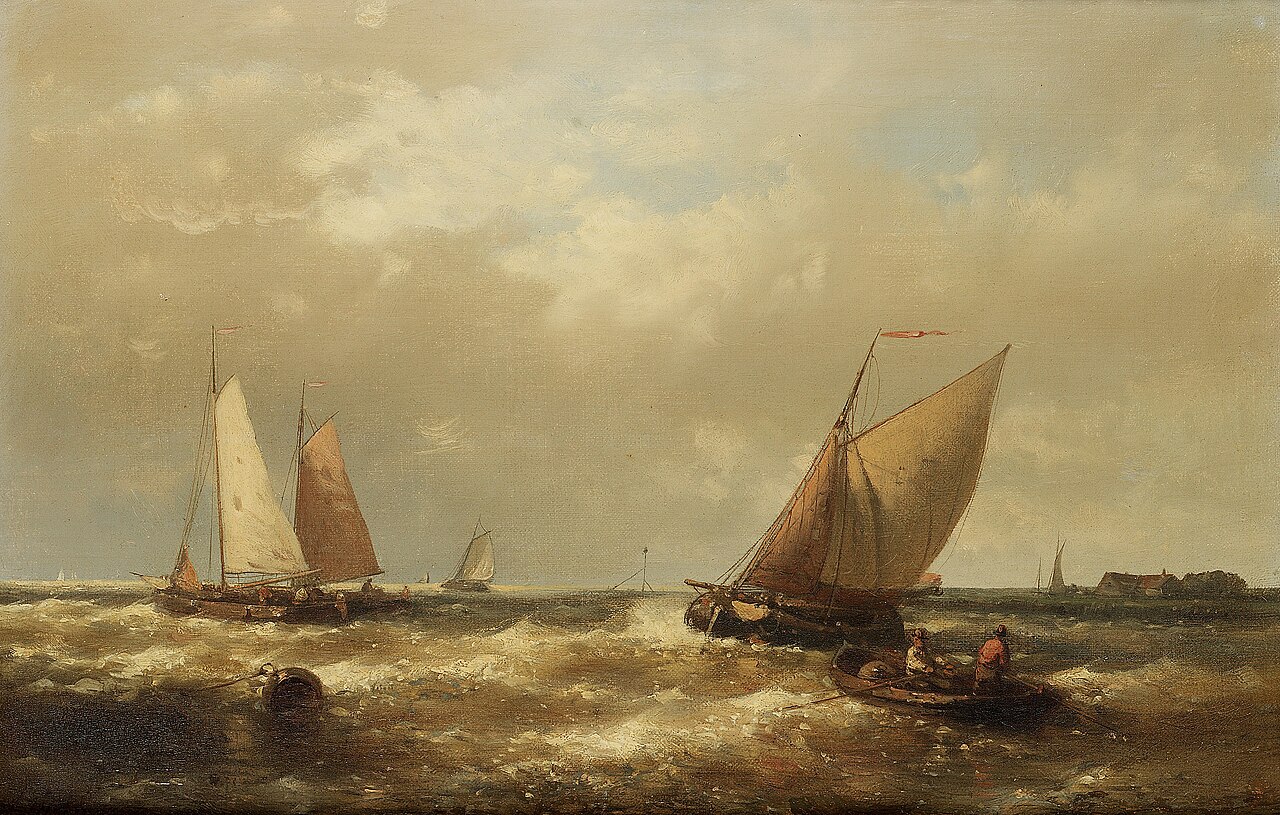 Off to the fishing grounds by Abraham Hulk Senior