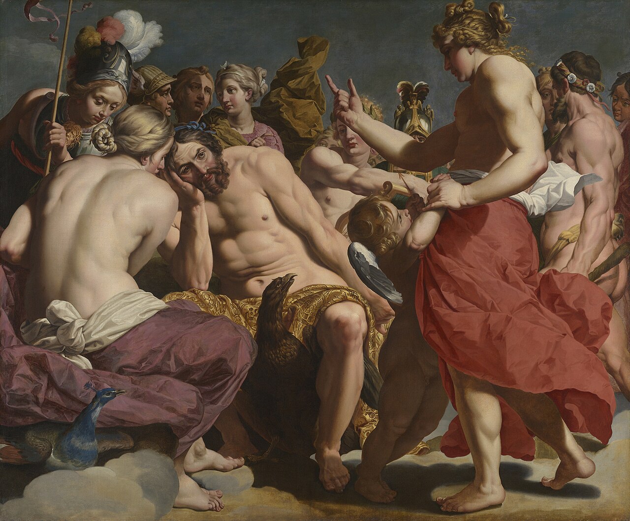 Jupiter Rebuked by Venus by Abraham Janssens I