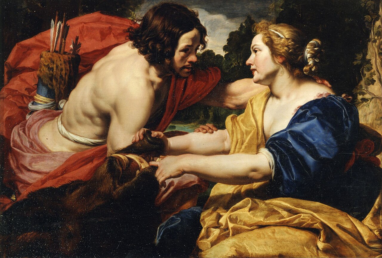 Meleager presents the head of the Calydonian Boar to Atalanta by Abraham Janssens I