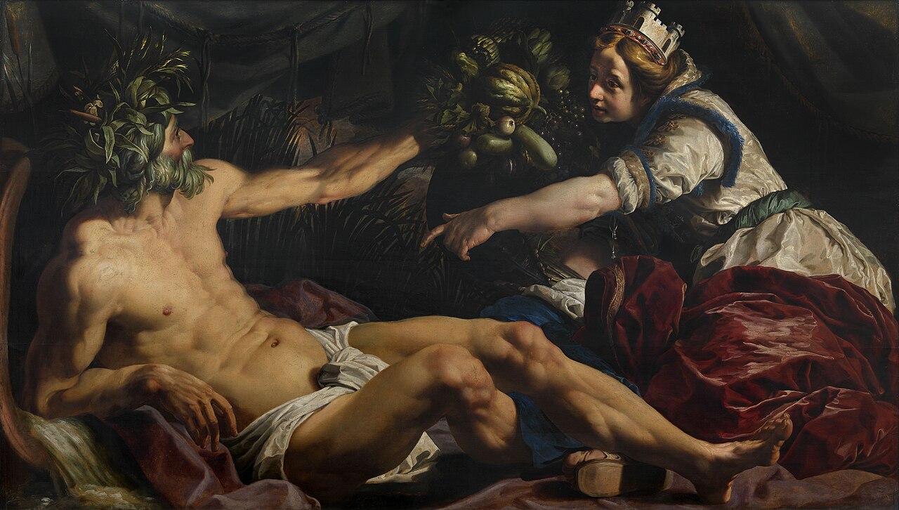 Scaldis and Antverpia by Abraham Janssens I