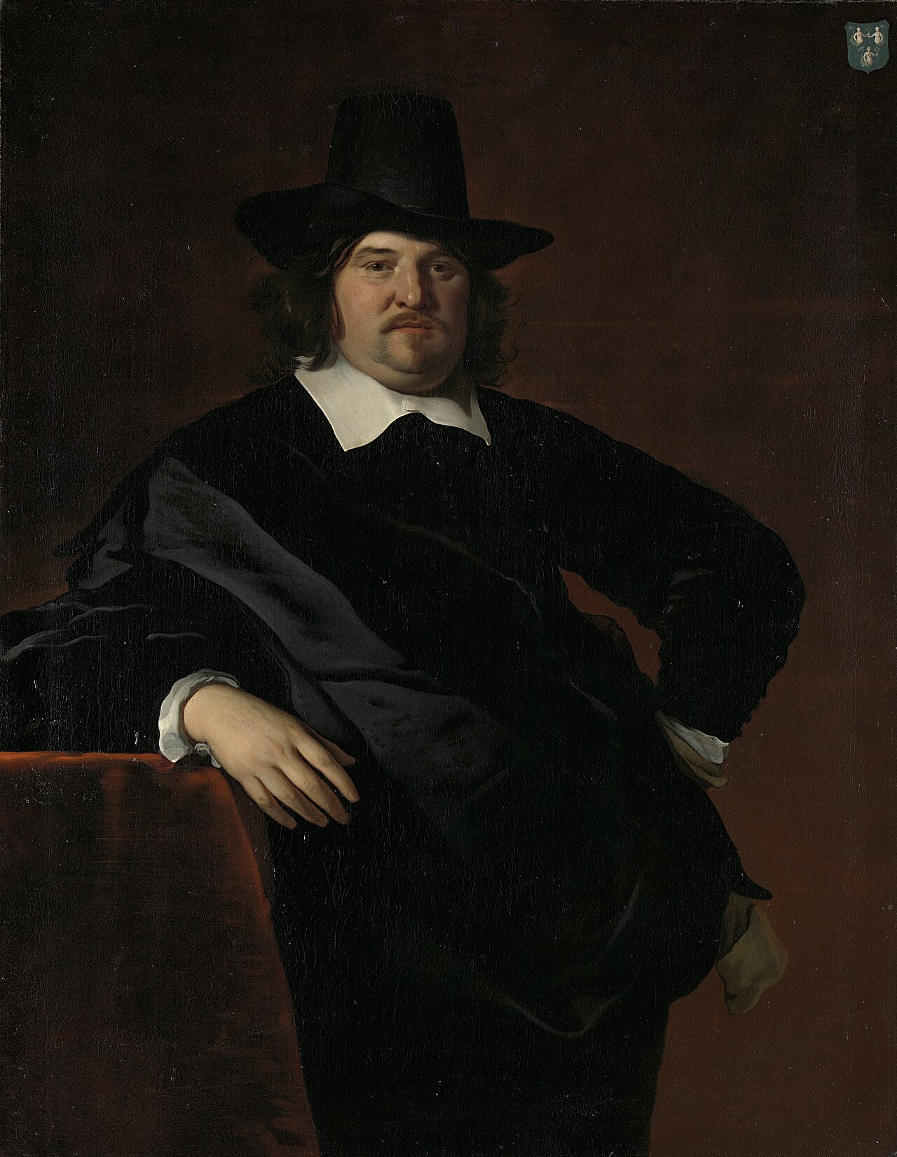 Abraham de Visscher (1605-67). Amsterdam merchant and director of the Dutch West India Company by Abraham Lambertsz van den Tempel