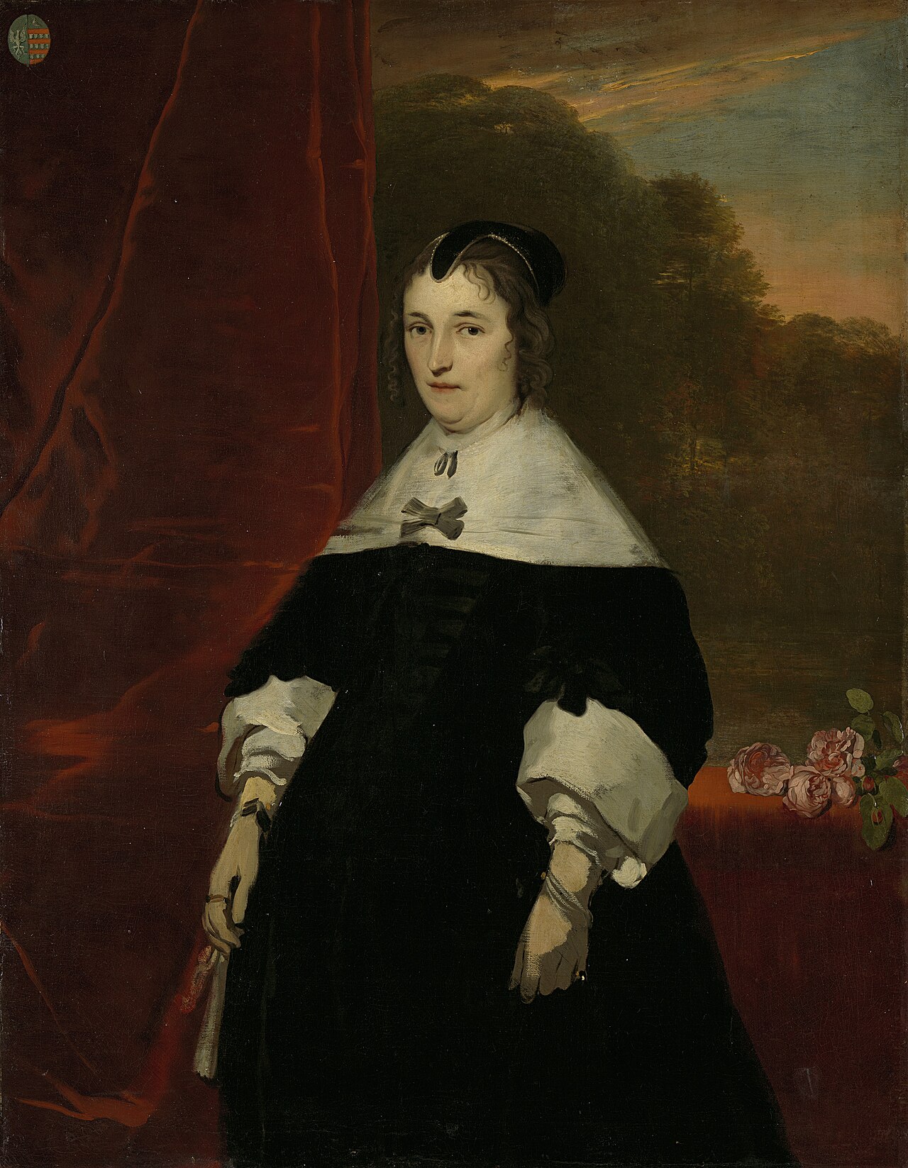 Machteld Bas (d 1681). Wife of Abraham de Visscher by Abraham Lambertsz van den Tempel