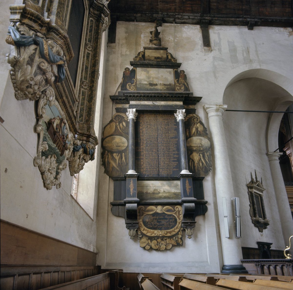 Epitaph of the fishermen's guild in the Grote Kerk in Maassluis by Abraham van Beijeren
