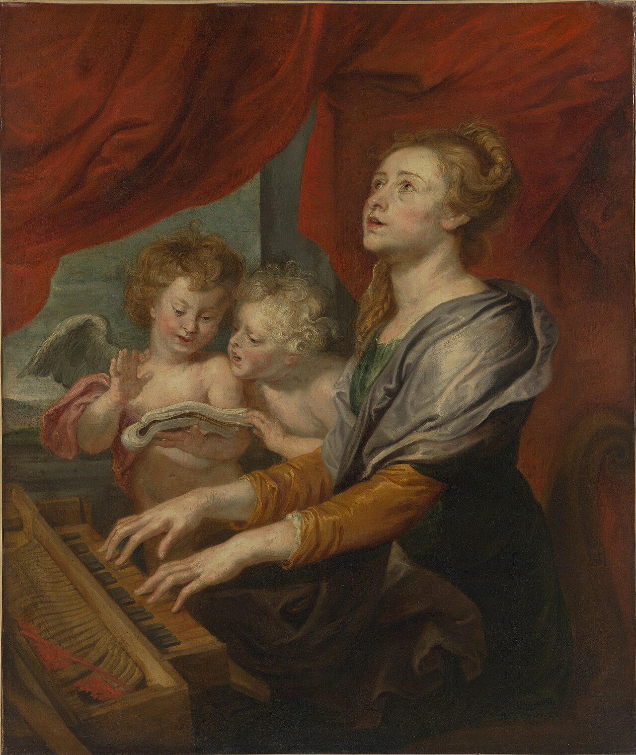 Saint Cecilia by Abraham van Diepenbeeck