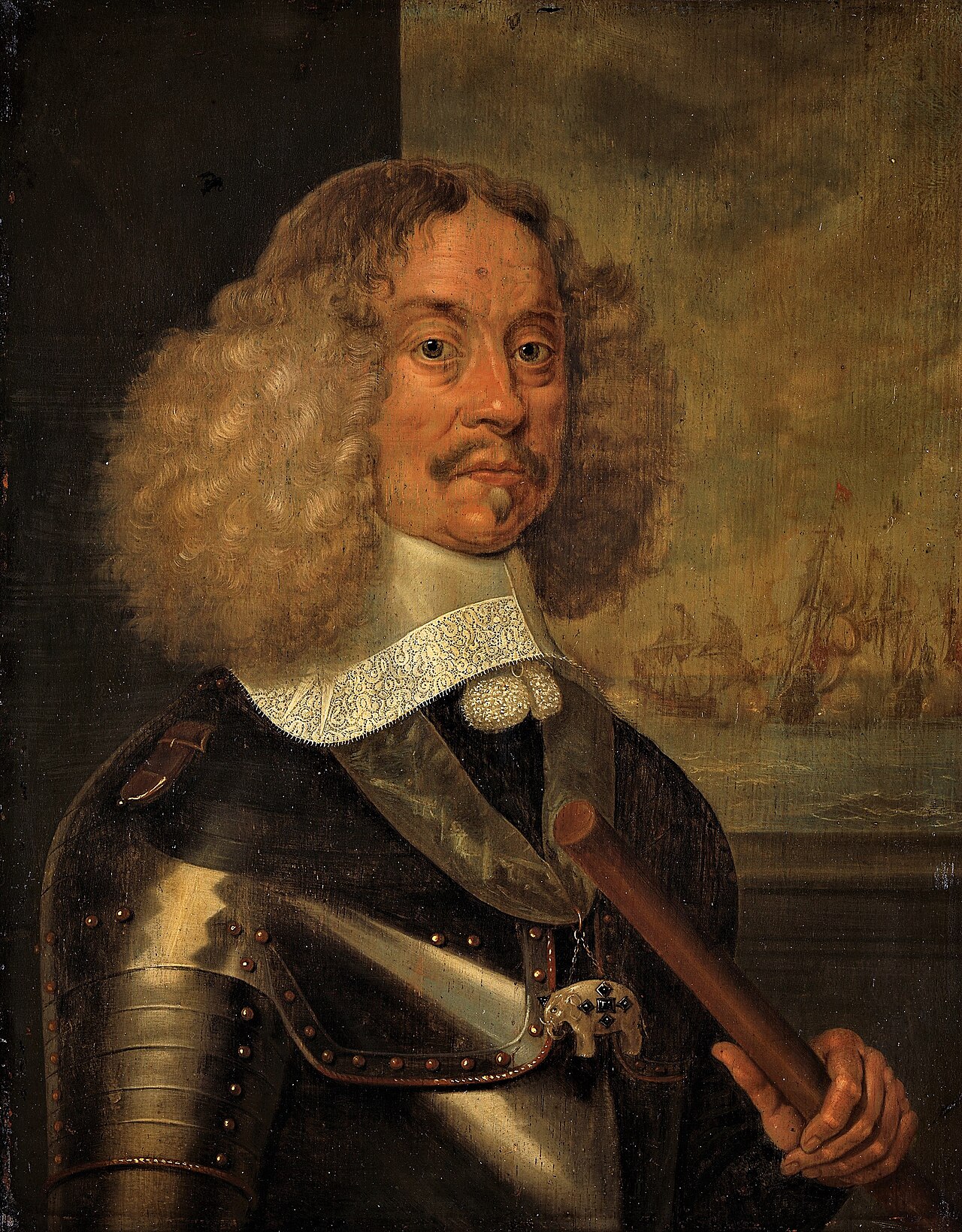 Jacob Baron van Wassenaer (1616-65), lord of Obdam. Vice admiral of Holland and West-Friesland by Abraham van Westerveld