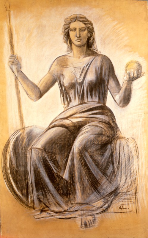 Goddess Roma by Achille Funi