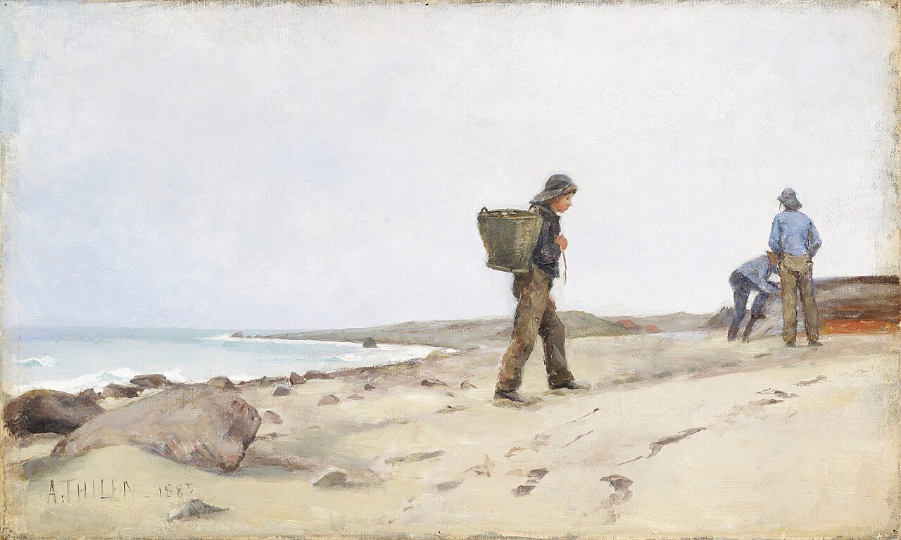 Oyster Pickers by Ada Thilén