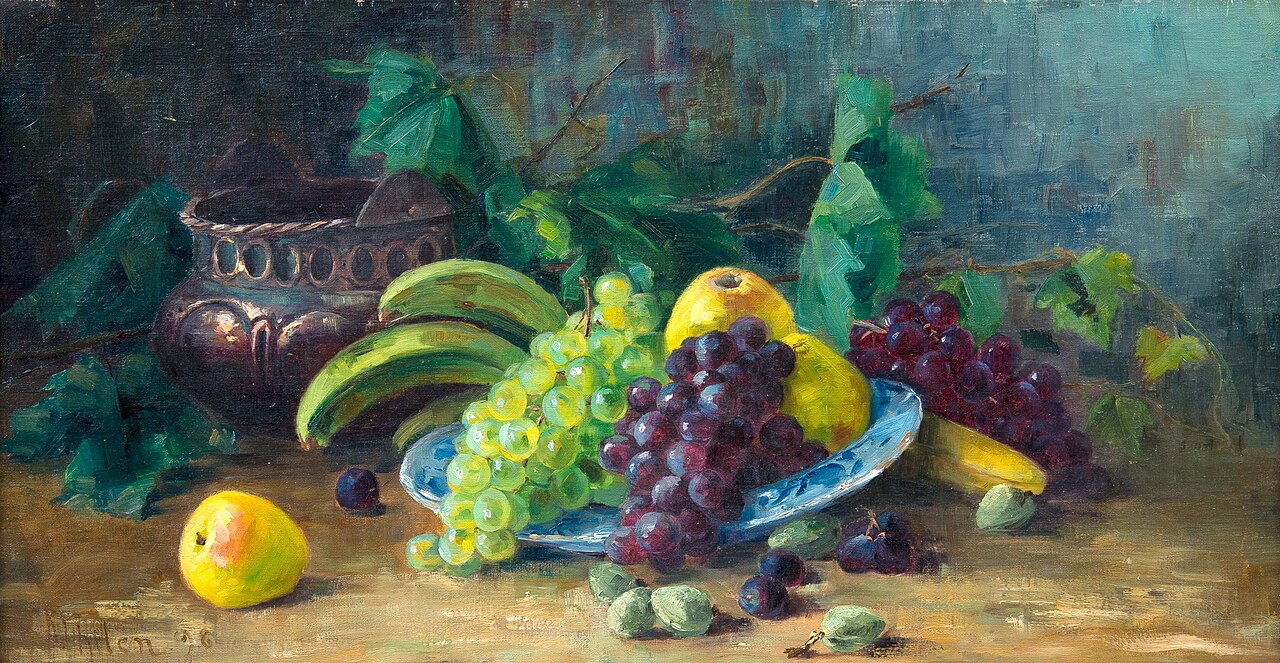 Still life with fruits by Ada Thilén