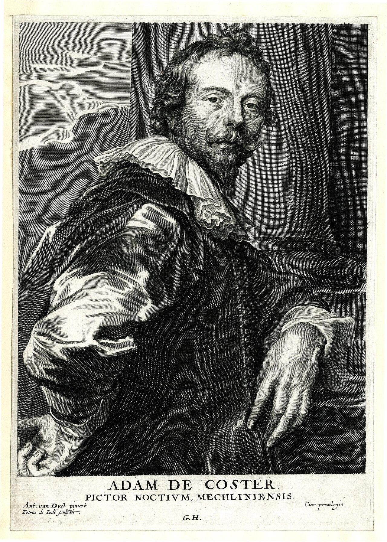 Portrait of Adam de Coster