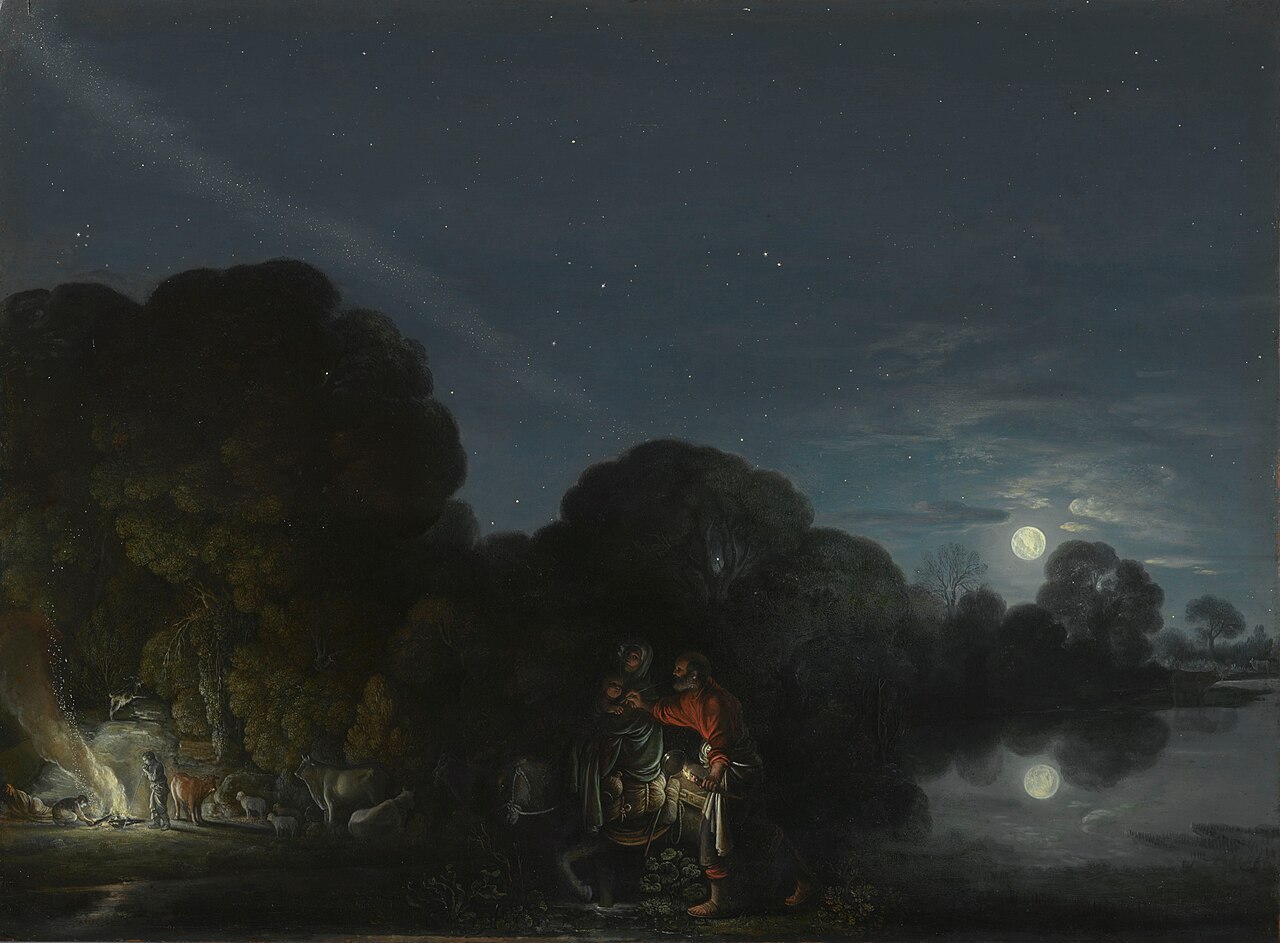 The Flight into Egypt by Adam Elsheimer