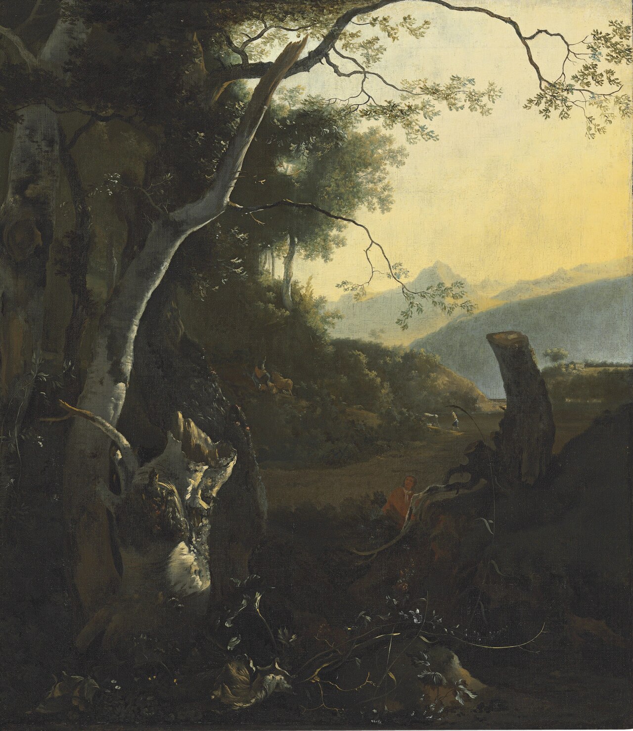 Landscape with a Silver Birch by Adam Pynacker