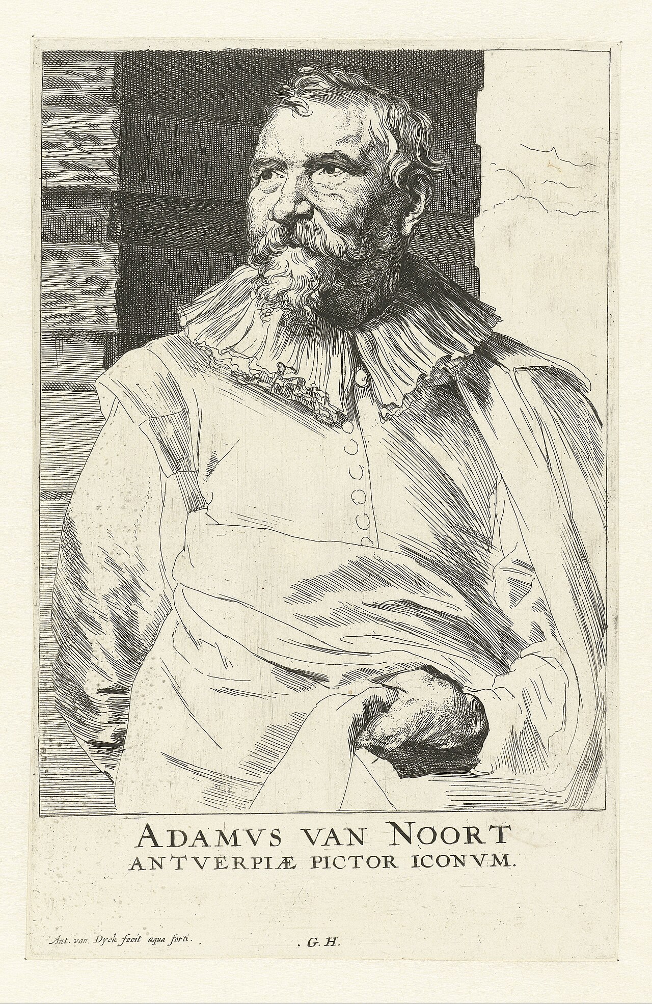 Portrait of Adam van Noort