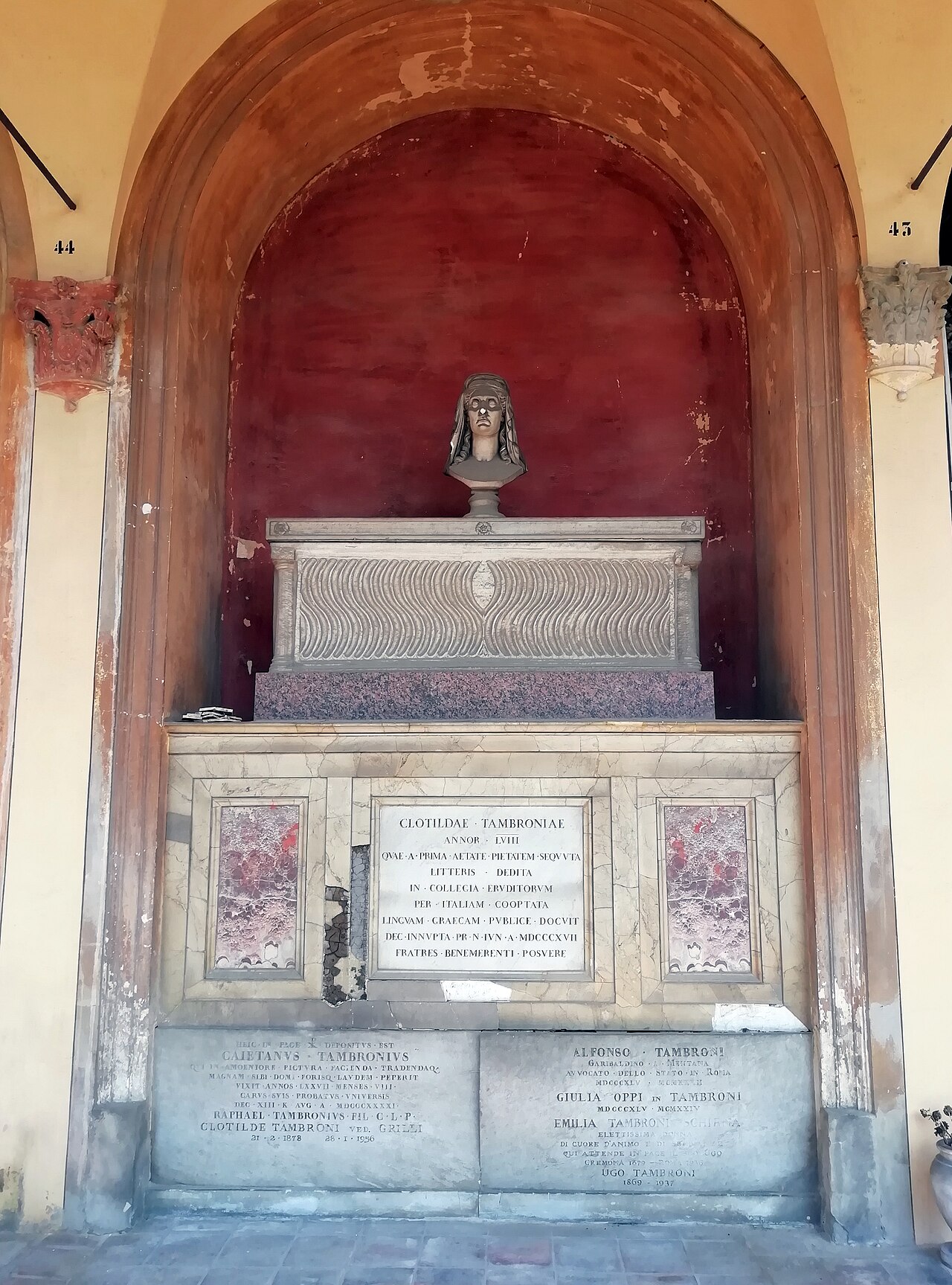 Grave of Tambroni by Adamo Tadolini