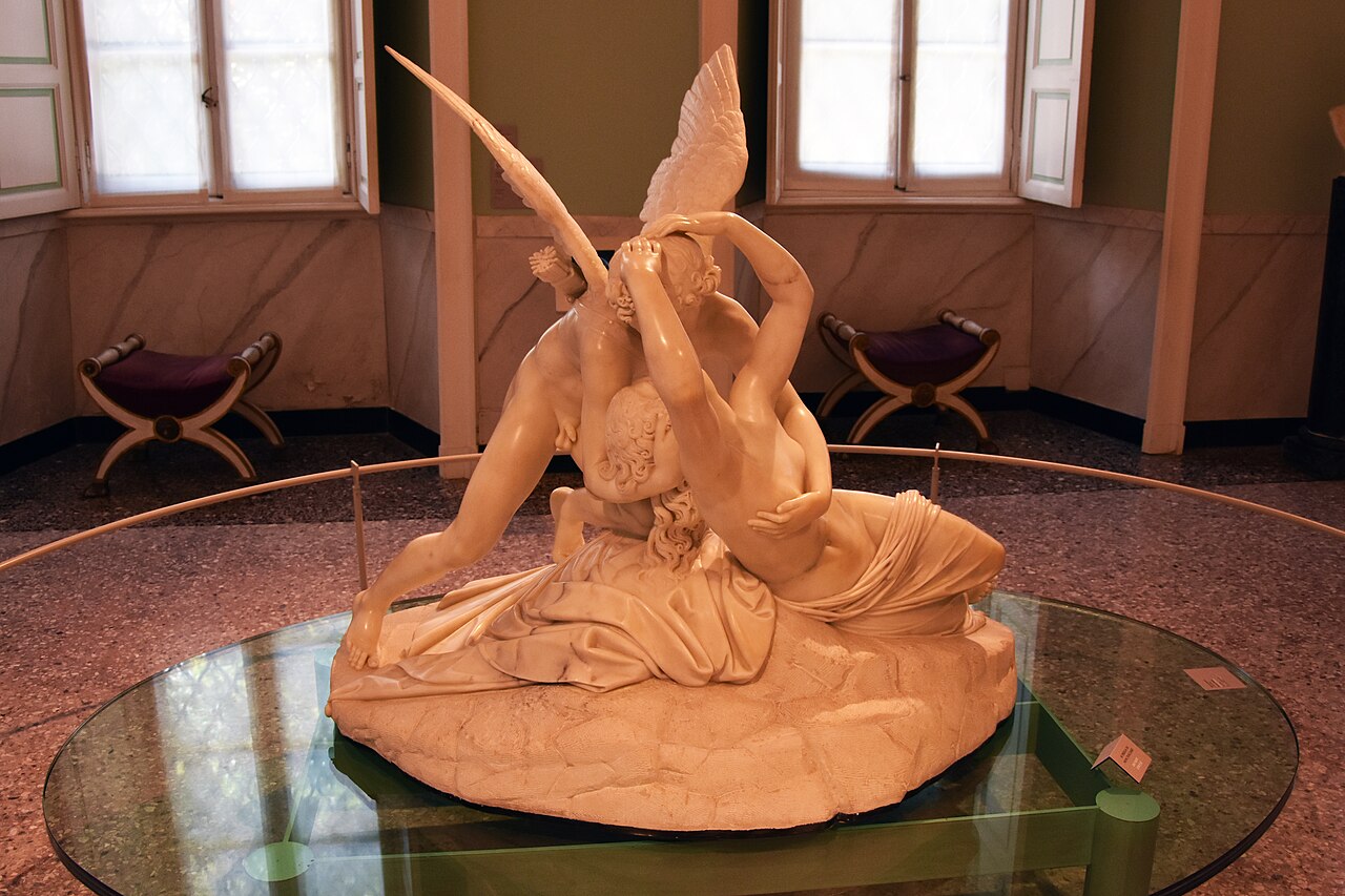Psyche revived by the kiss of Love by Adamo Tadolini