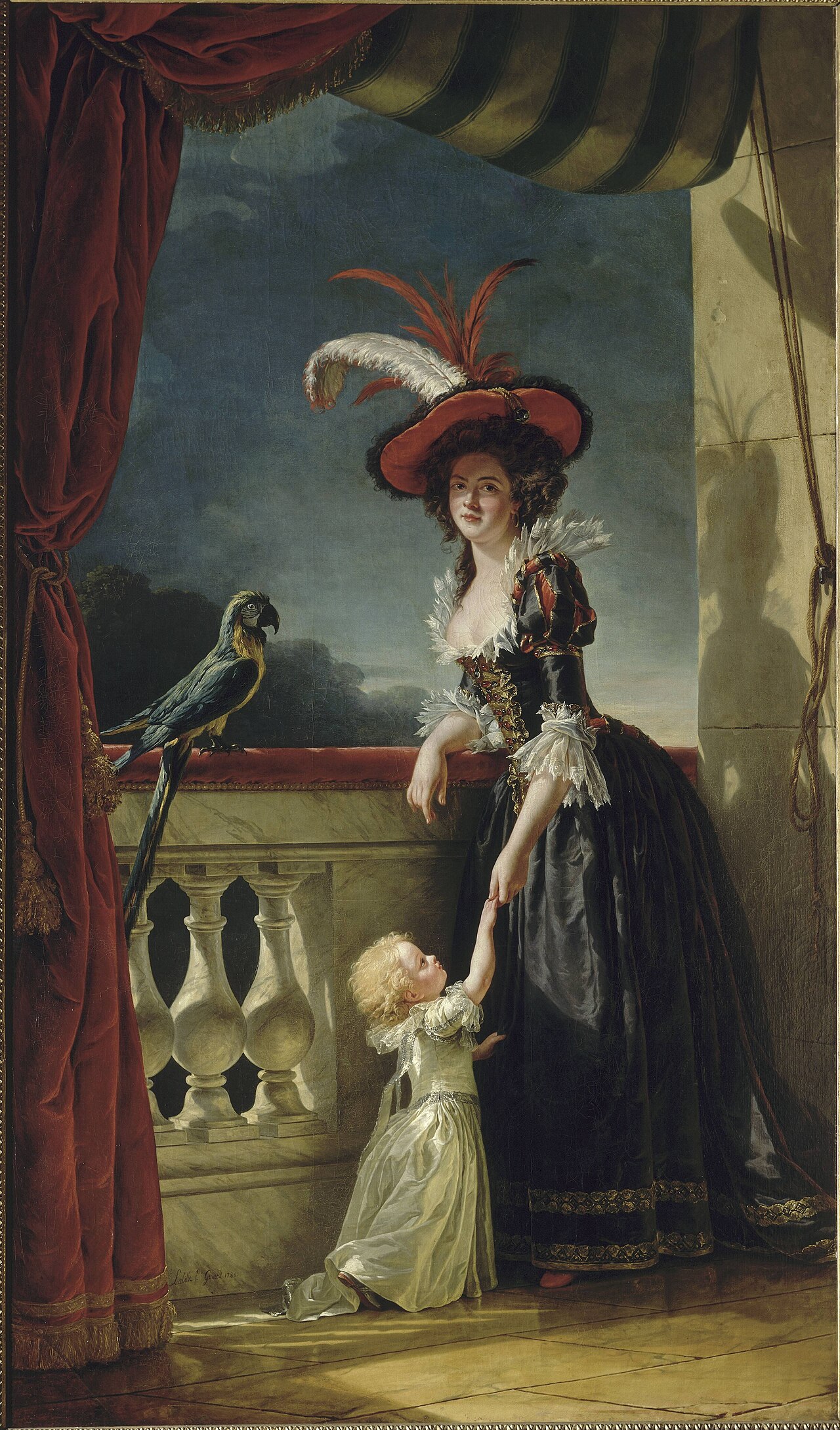 Portrait of Elisabeth of France, Duchess of Parma (1727-1759) by Adélaïde Labille-Guiard