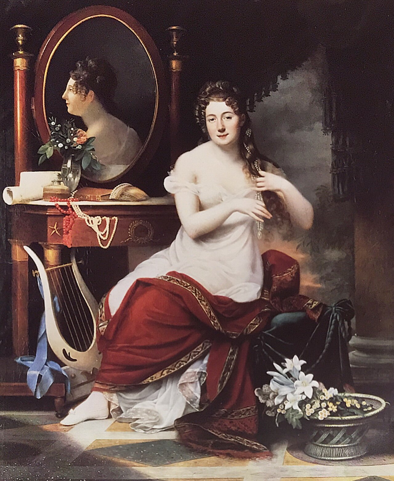 Portrait of Mme Fleury by Adèle Romany