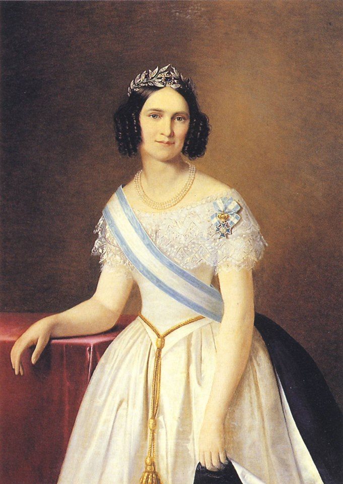 Princess Adelgunde of Bavaria (1823-1914), duchess of Modena and Reggio Emilia by Adeodato Malatesta